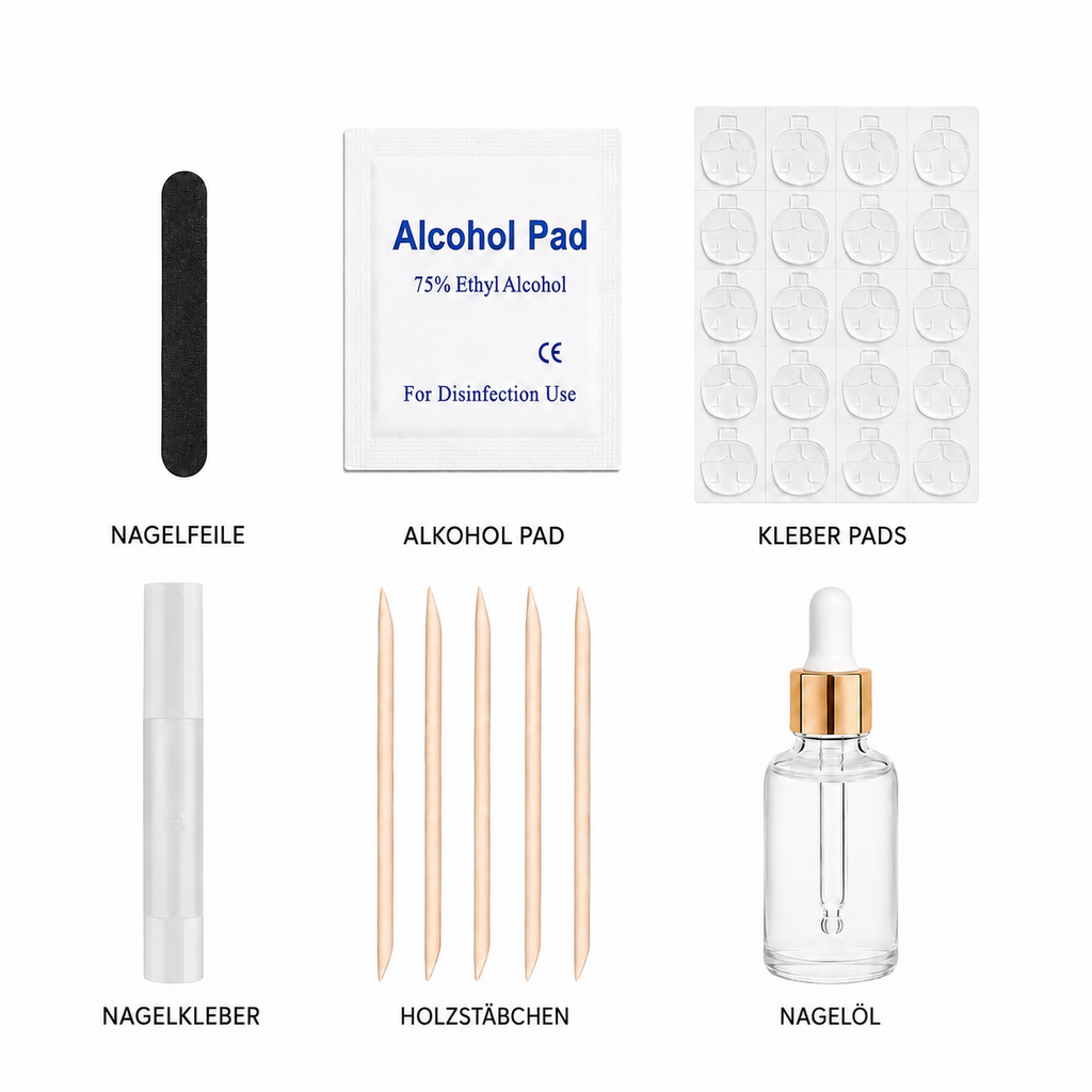Vom Kleber bis zum Nagelöl: Dein Zubehör-Guide für Press-On Nails
