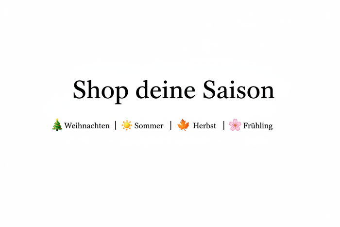 Shop deine Saison