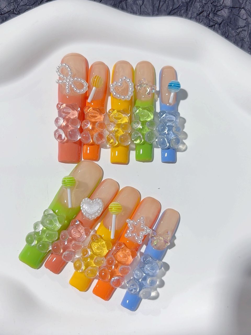 Lange Press on nails