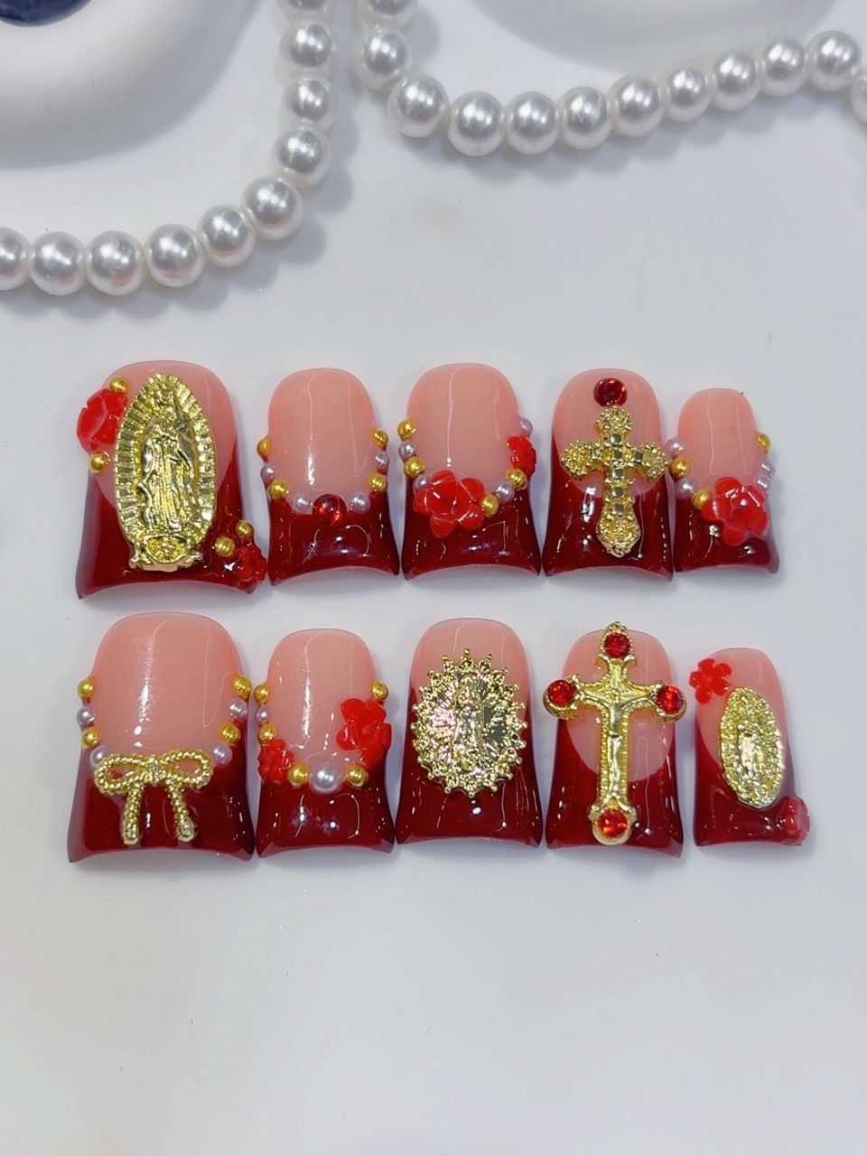 Kurze Press on nail