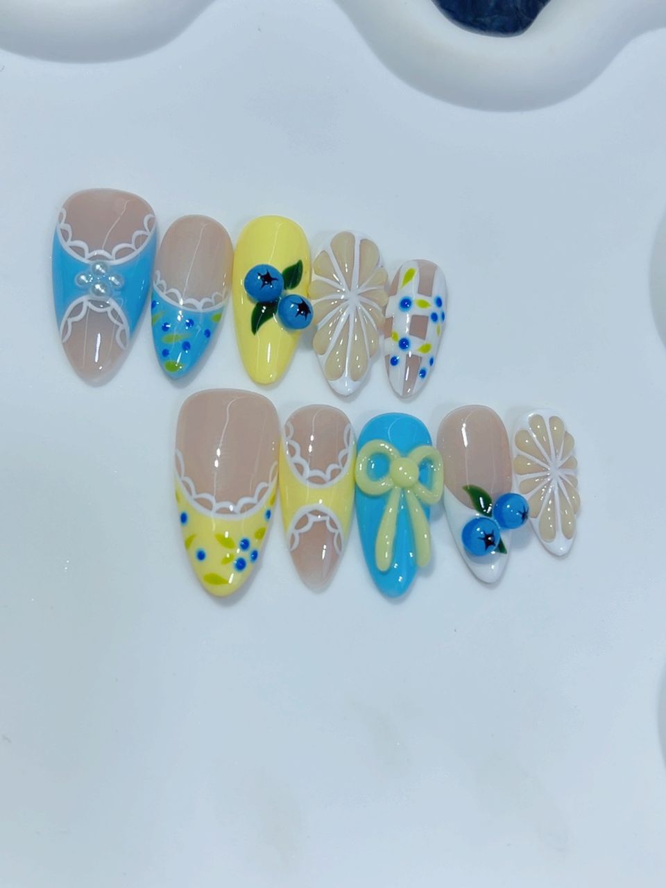 Mittel Lange Press on nails