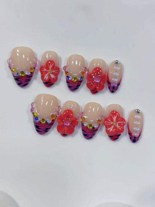 Kurze Press on nails