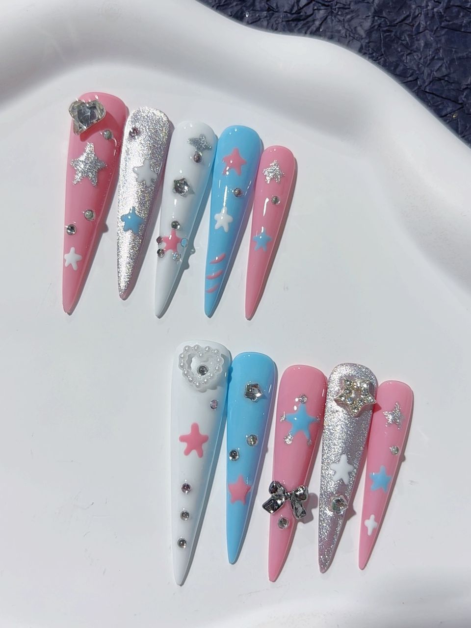 Lange Press on nails