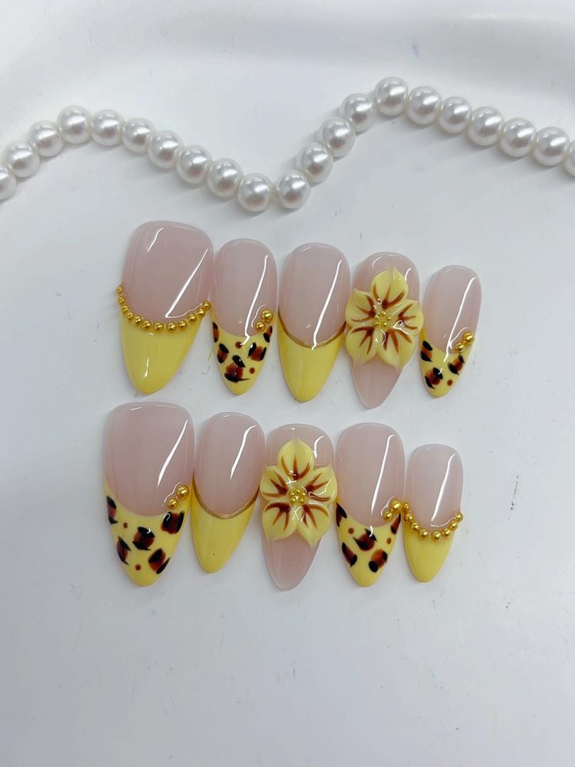 Mittel lange Press on nails