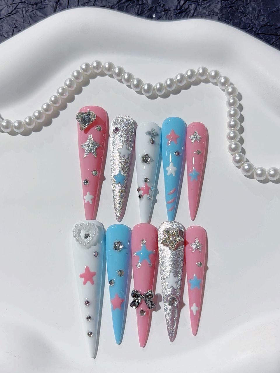 Lange Press on nails