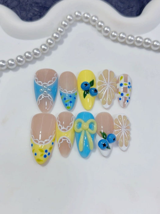 Blueberry Bow Set