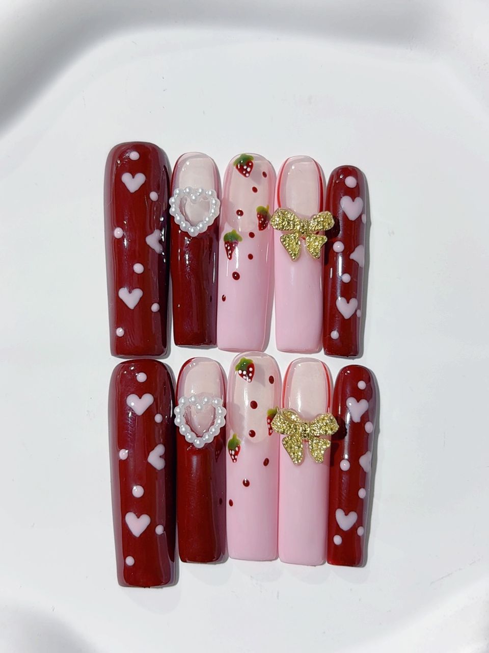 Lange Press on nails