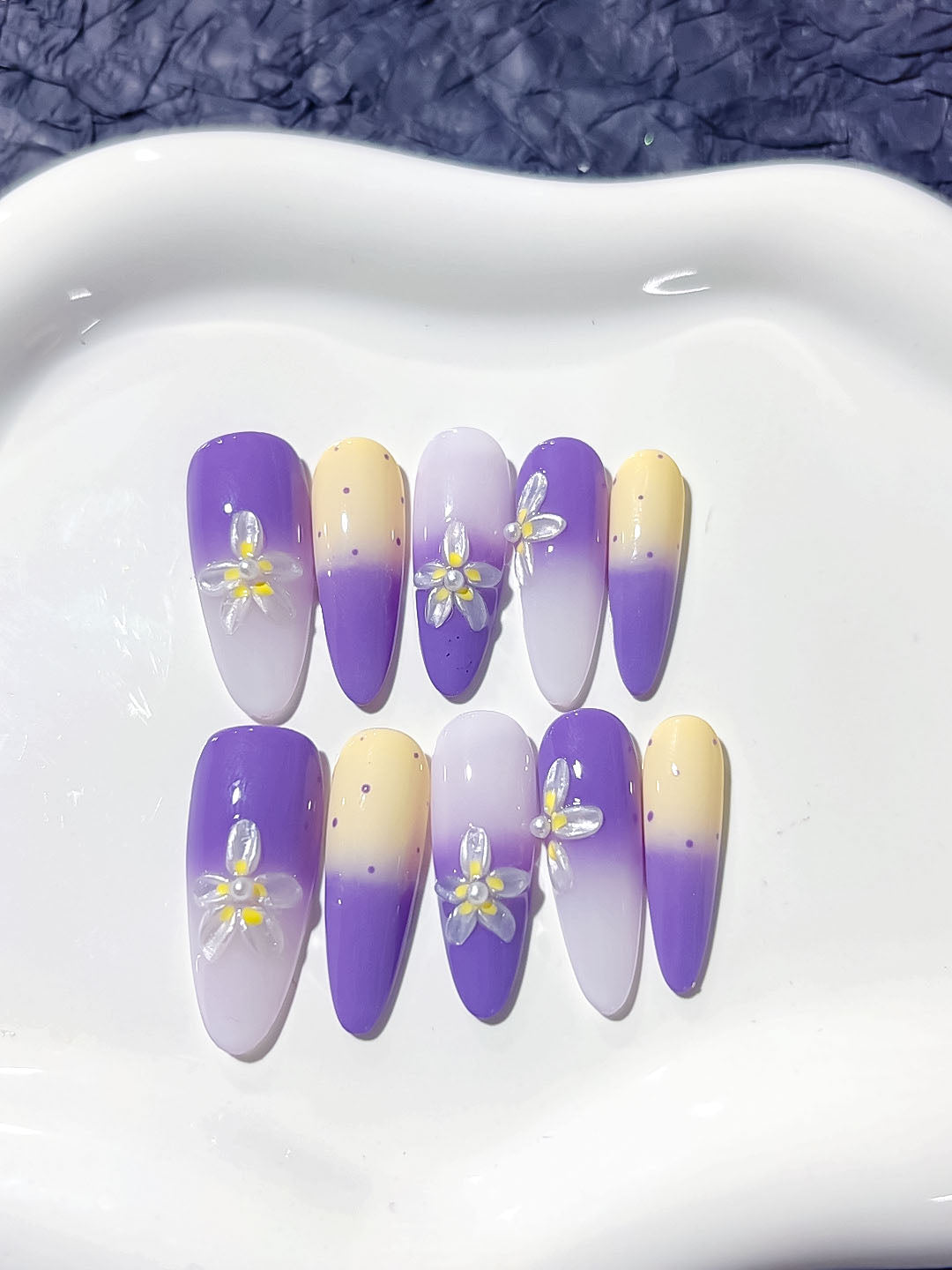 Mittel lange Press on Nails