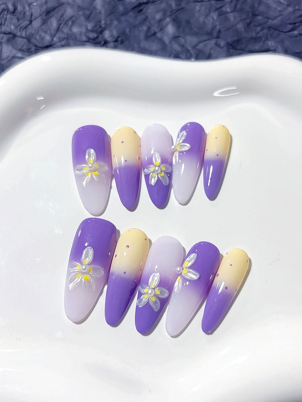 Mittel lange Press on Nails