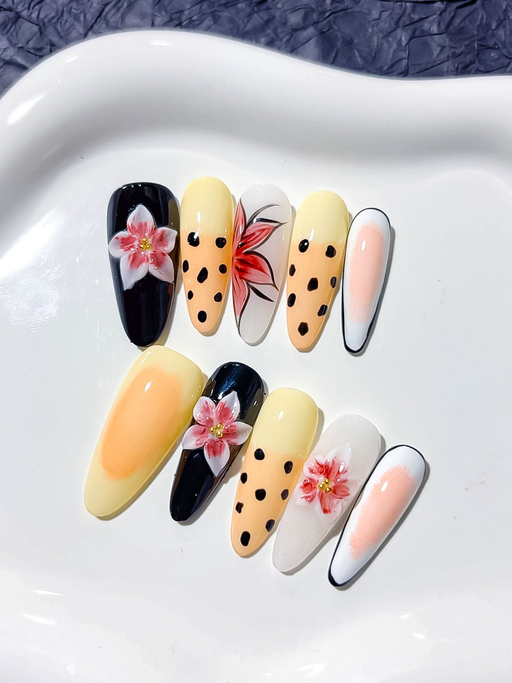 Mittel Lange Press on nails