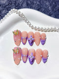 Mittel lange Press on nails