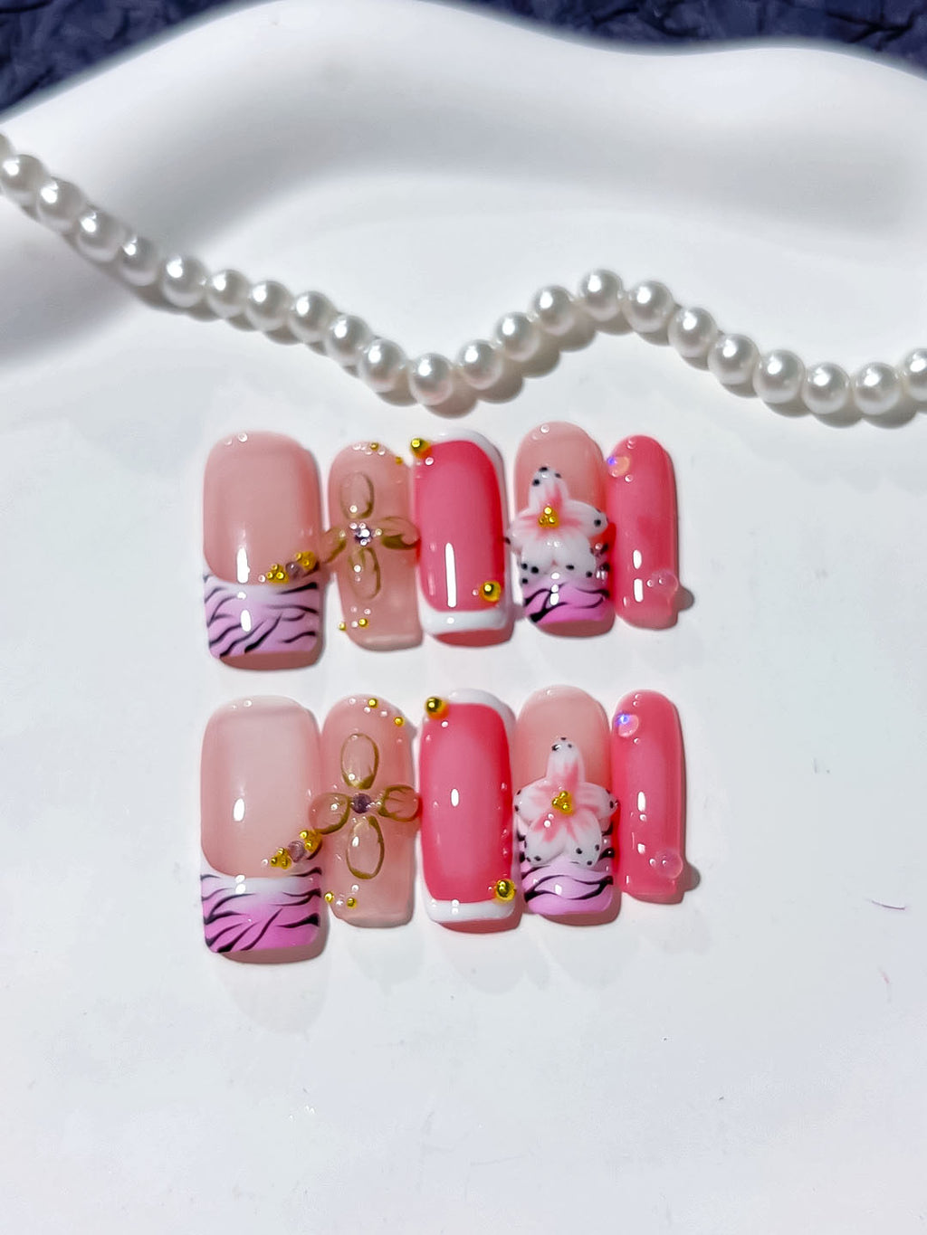 Lange Press on nails