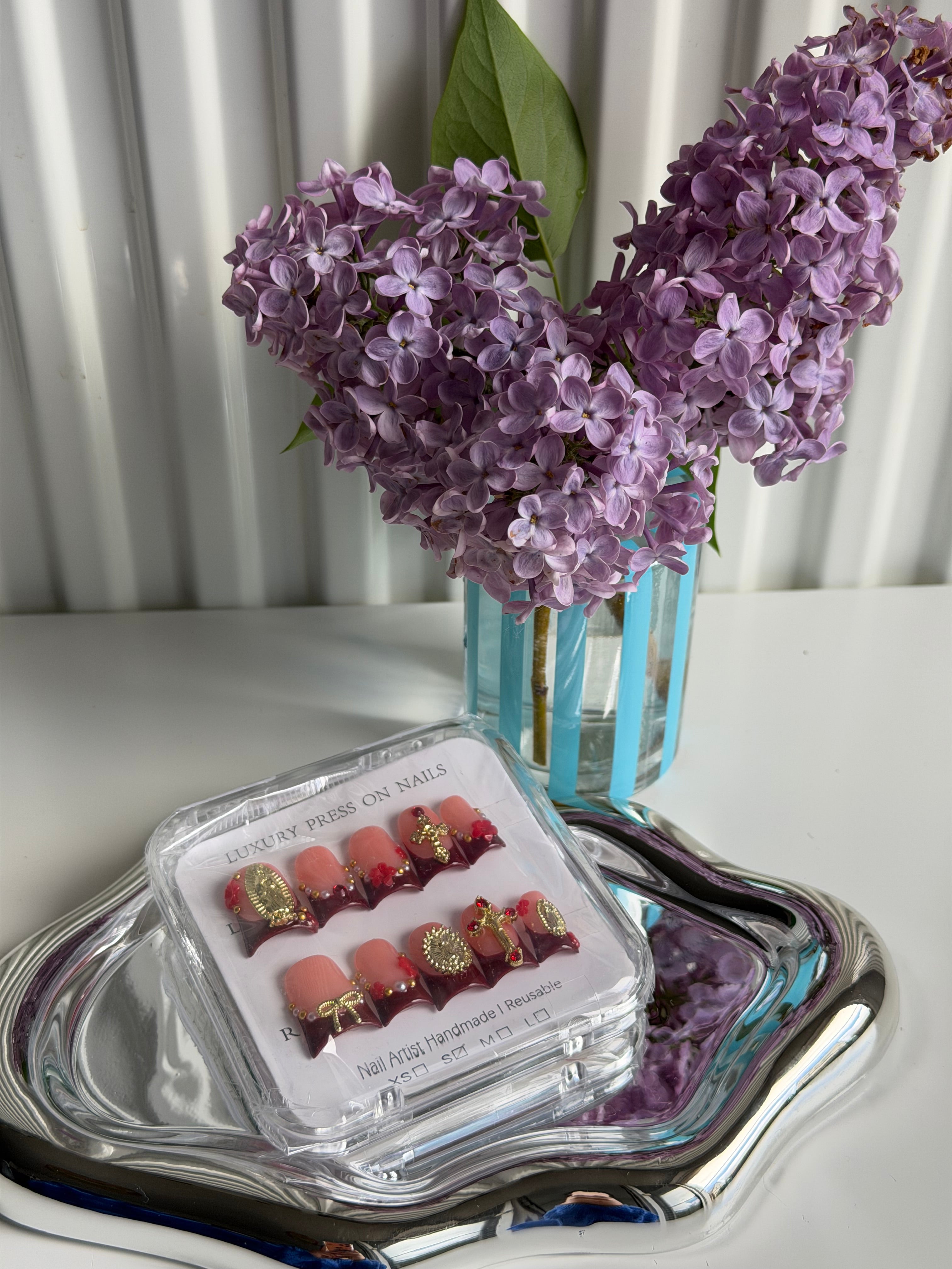Kurze Press on nail