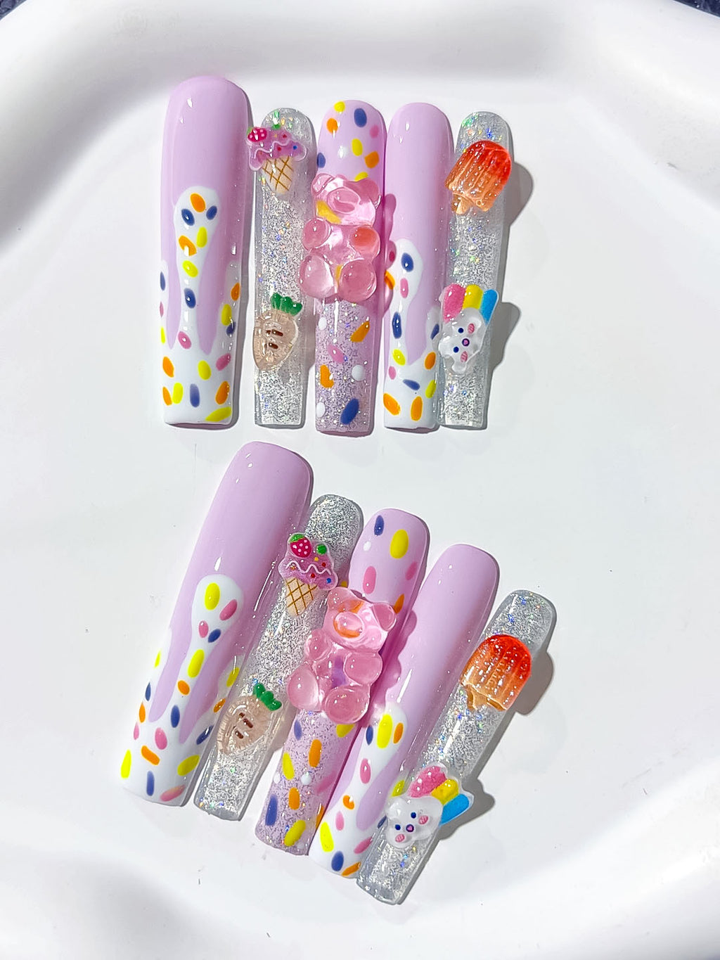Lange Press on nails