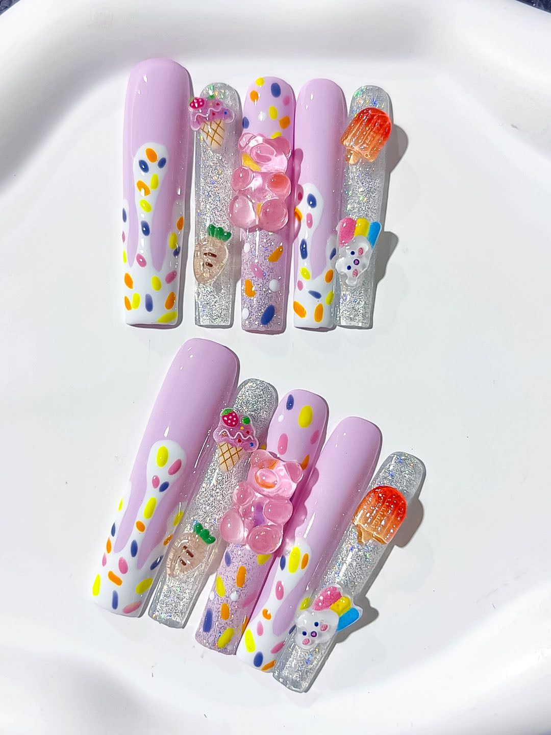 Lange Press on nails