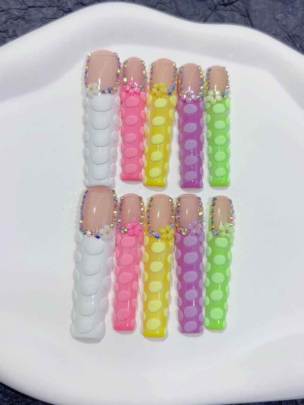 Lange Press on nails