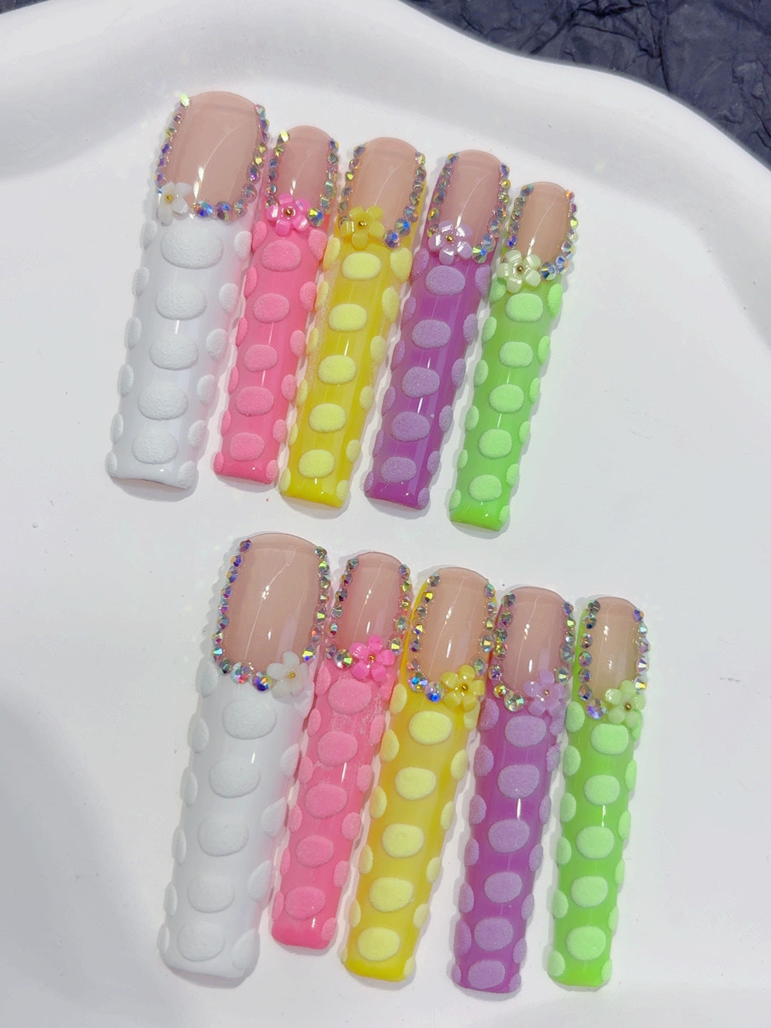 Lange Press on nails