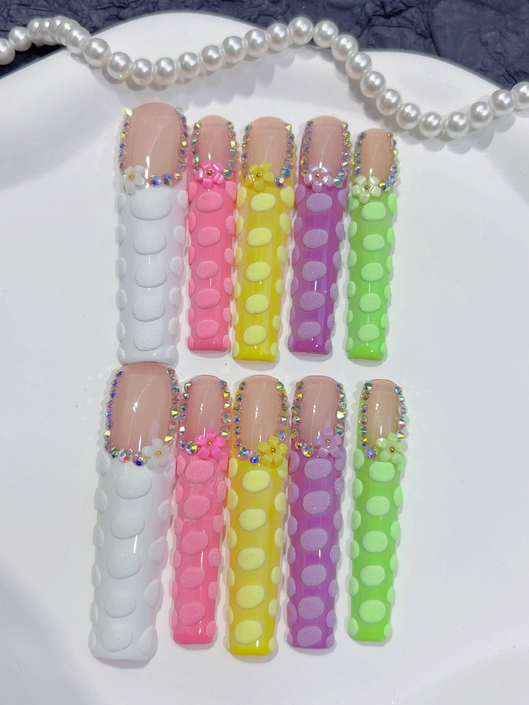 Lange Press on nails
