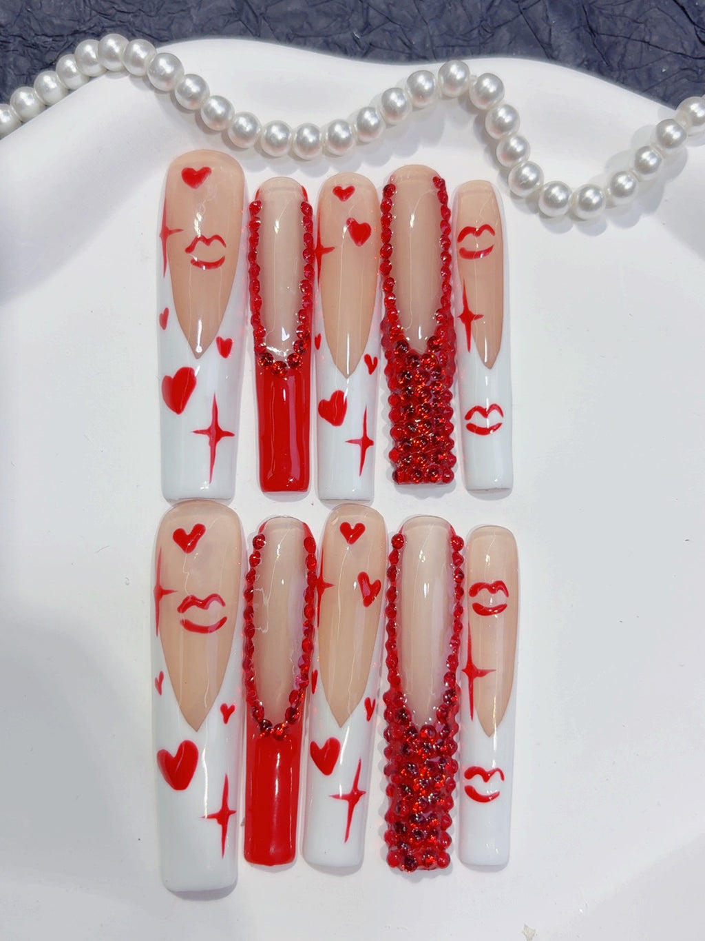 Lange Press on nails