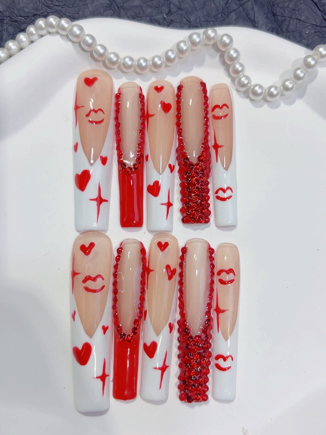 Lange Press on nails
