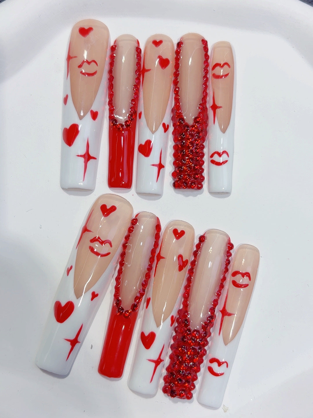Lange Press on nails