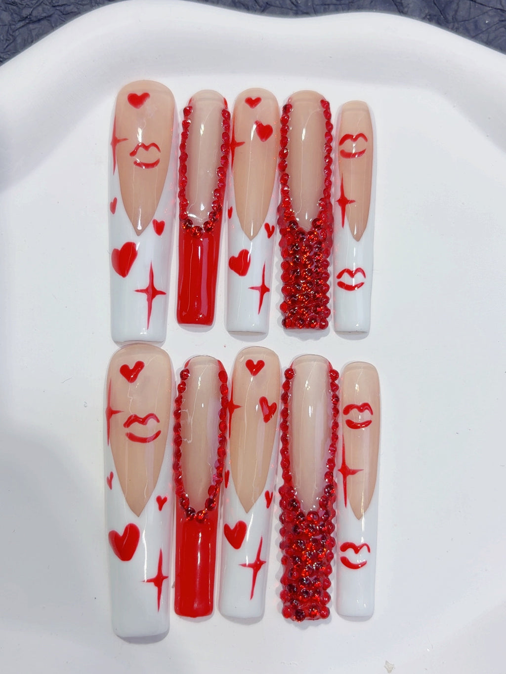 Lange Press on nails