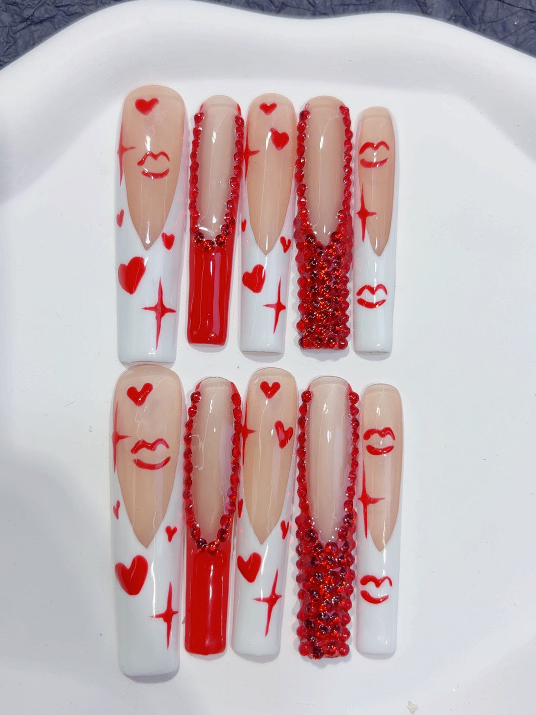 Lange Press on nails