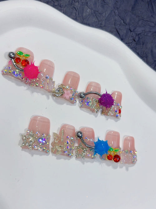 Kurze Press on nails