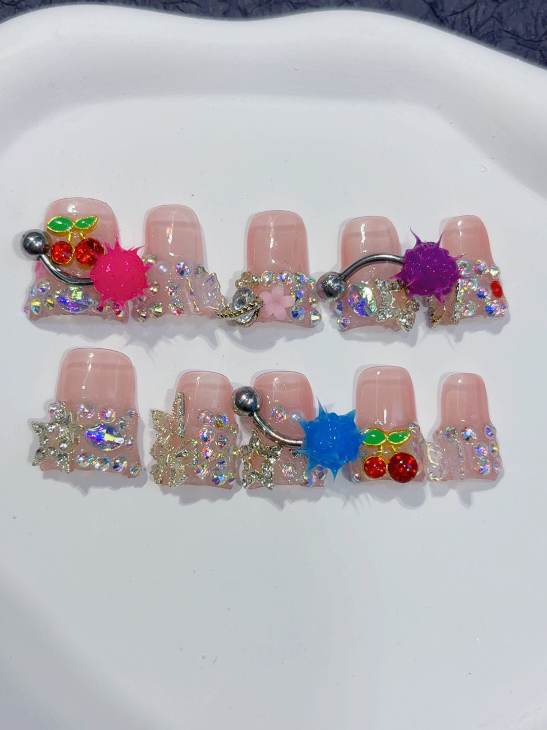 Kurze Press on nails