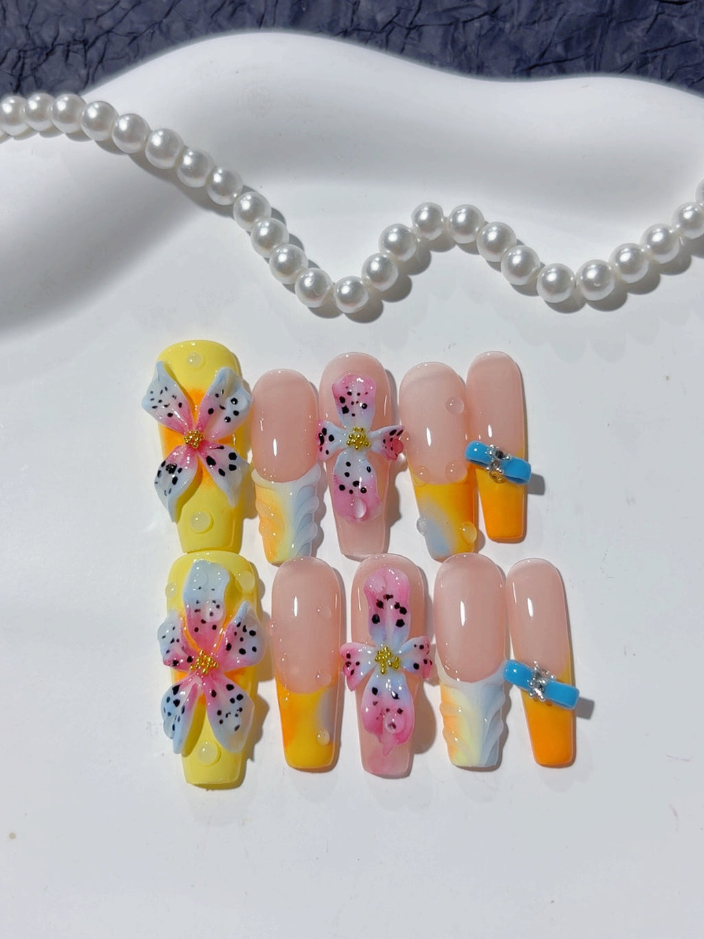 Lange Press on nails