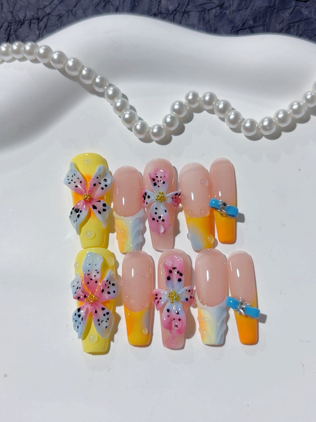 Lange Press on nails