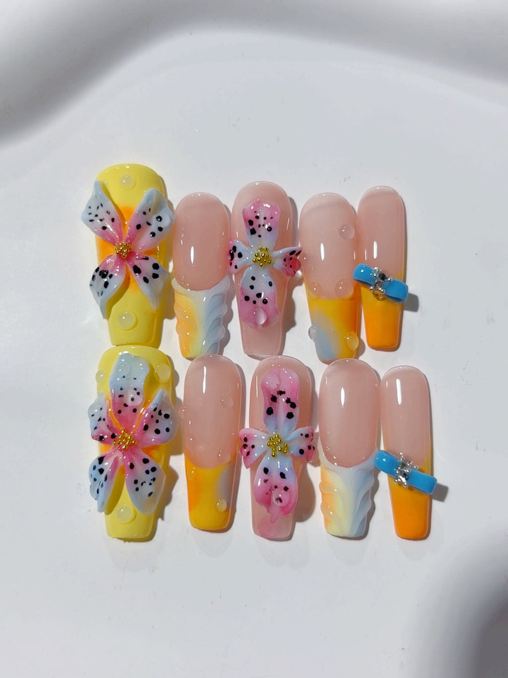Lange Press on nails