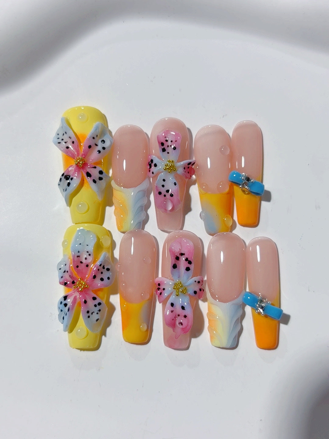 Lange Press on nails