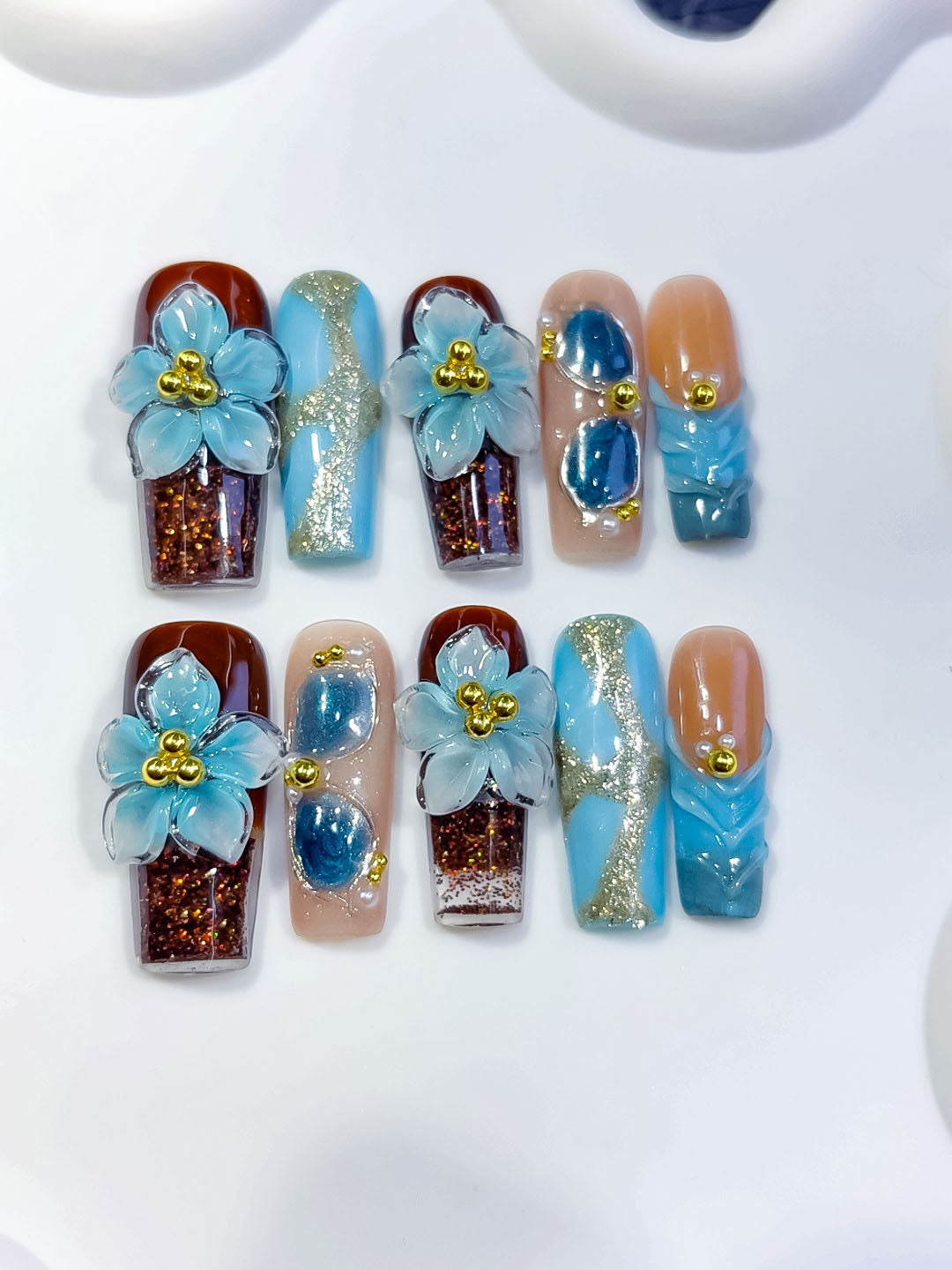 Lange Press on nails