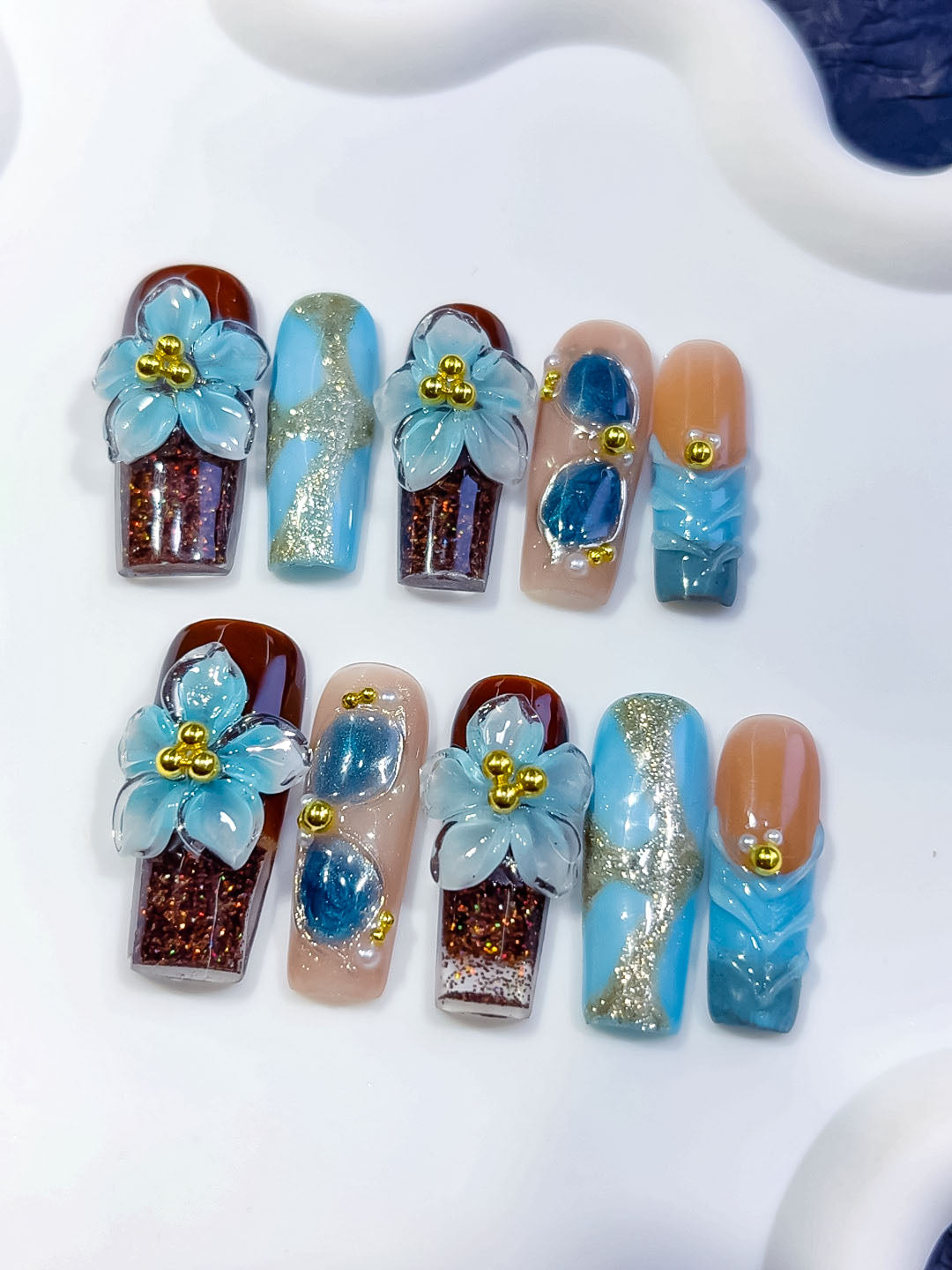 Lange Press on nails
