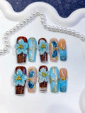 Lange Press on nails