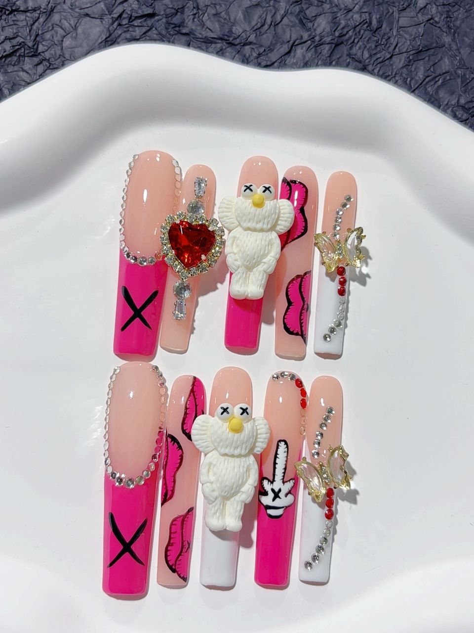 Lange Press on nails