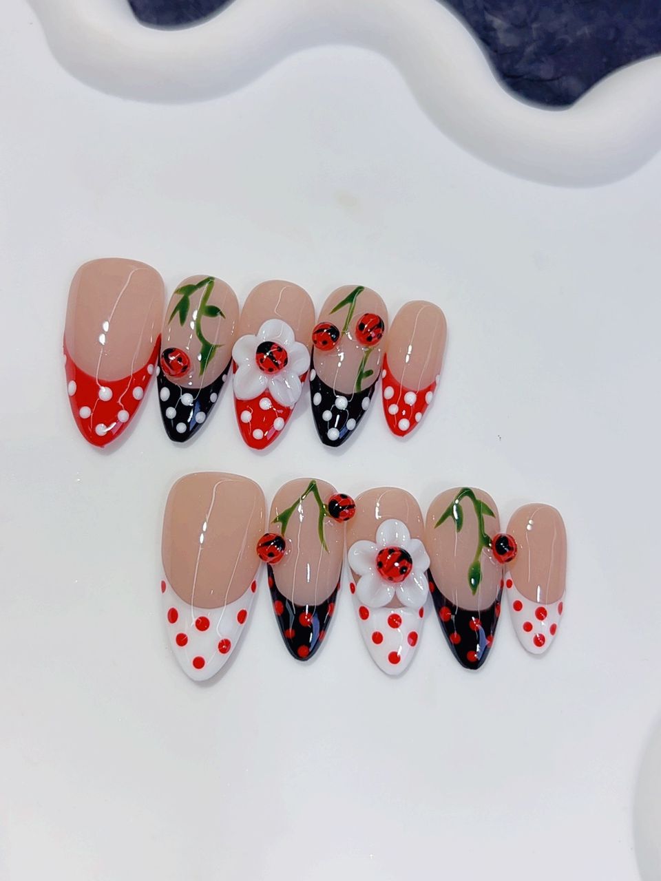 Mittel Lange Press on nails
