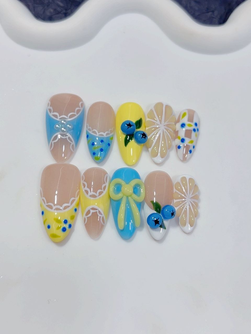 Mittel Lange Press on nails