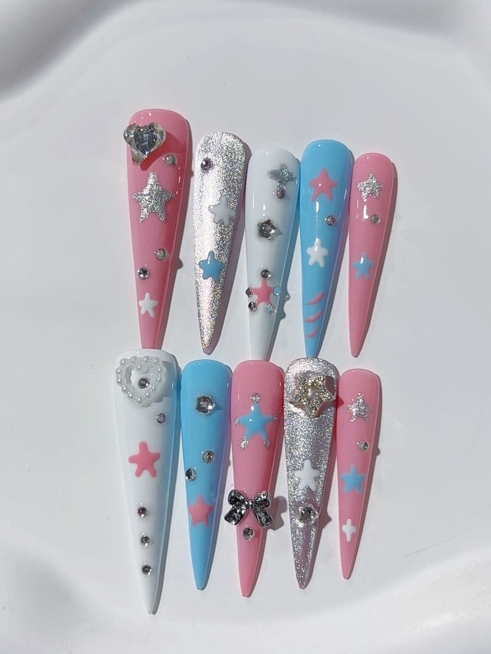 Lange Press on nails