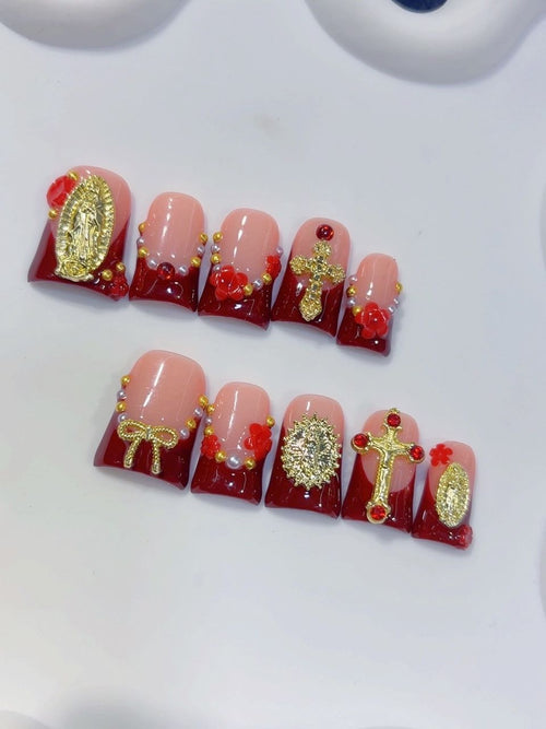 Kurze Press on nail