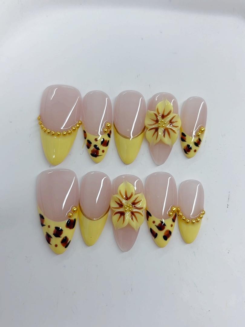 Mittel lange Press on nails