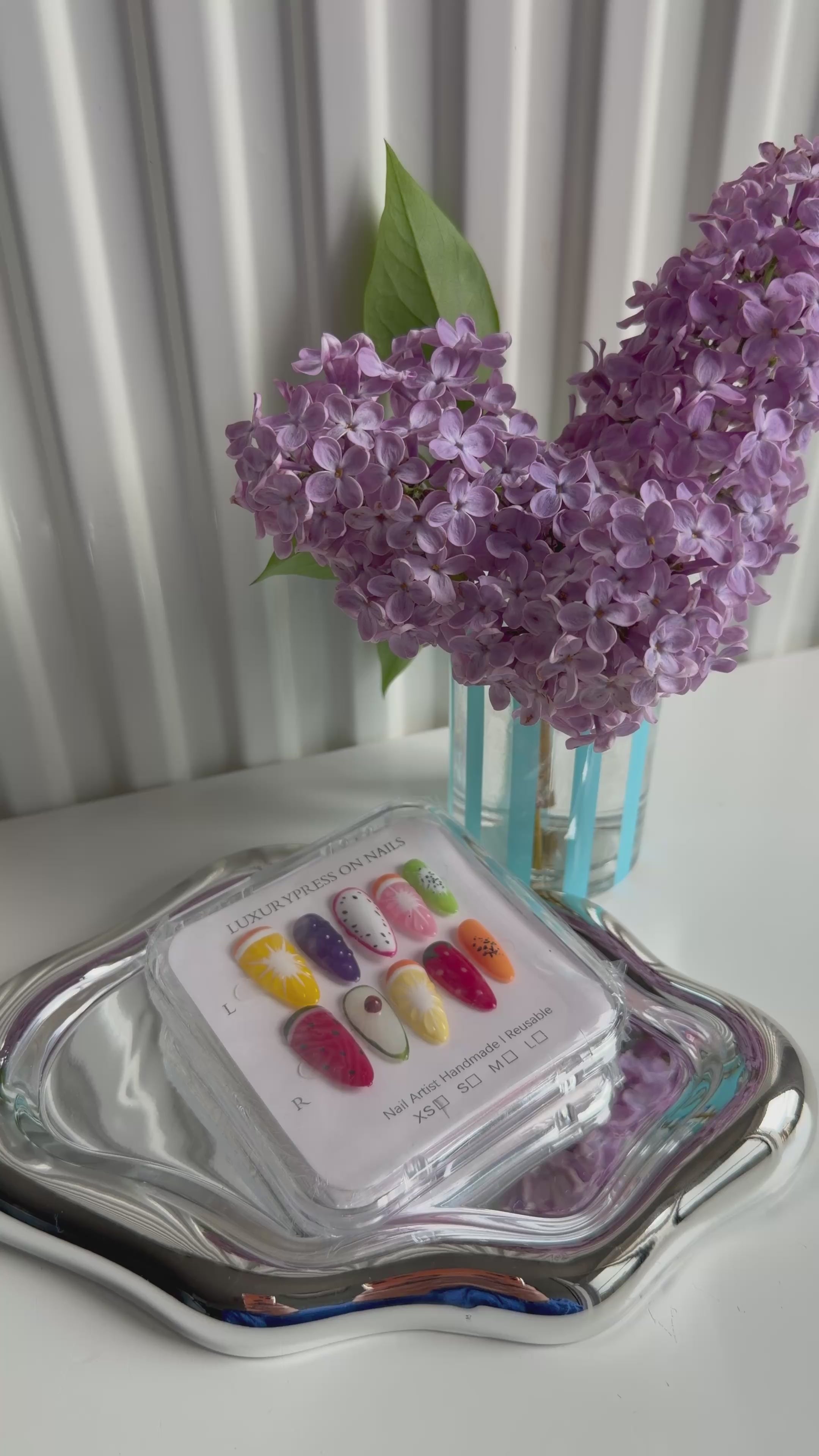 Mittel lange Press on nails
