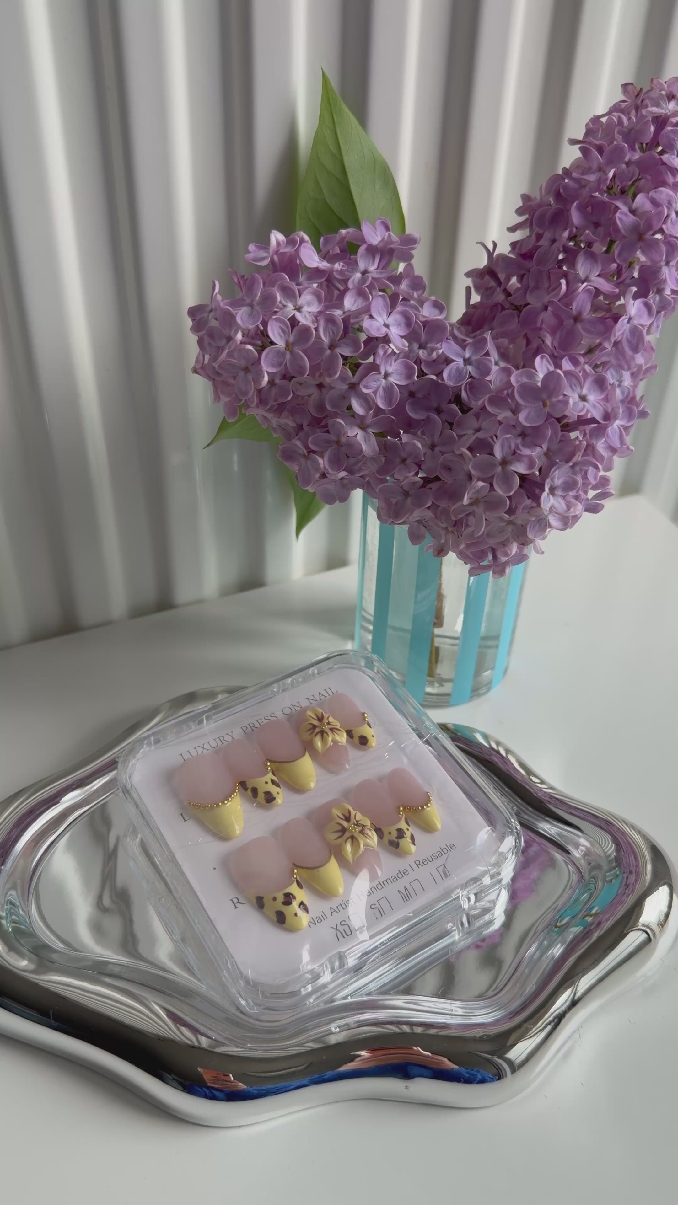 Mittel lange Press on nails